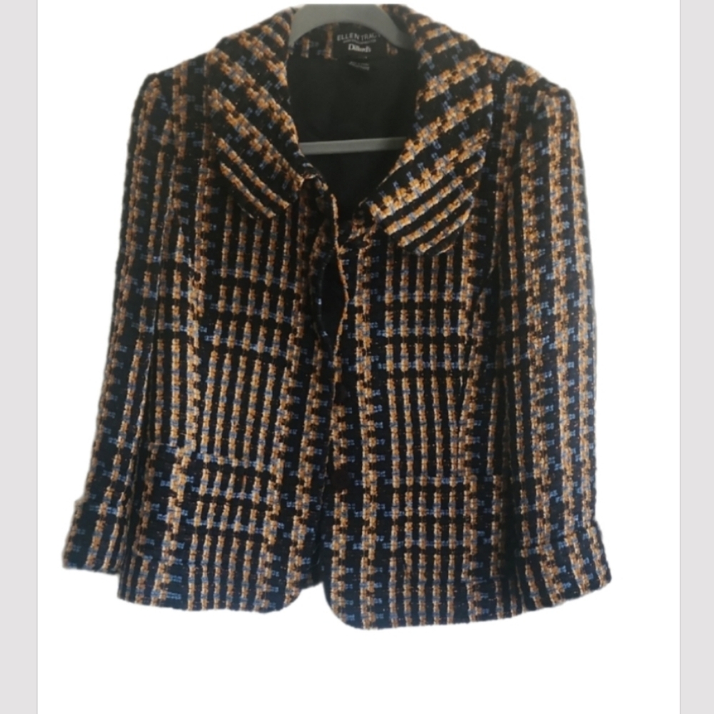 Ellen Tracy For Dillards Women's Tweed Blazer - Picture 3 of 12